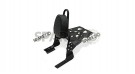 Fit For Royal Enfield Bear 650 Sissy Bar With Backrest and Luggage Rack Black - SPAREZO